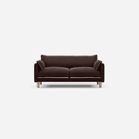 @ Dark Brown Velvet Jacket | Natural Trim