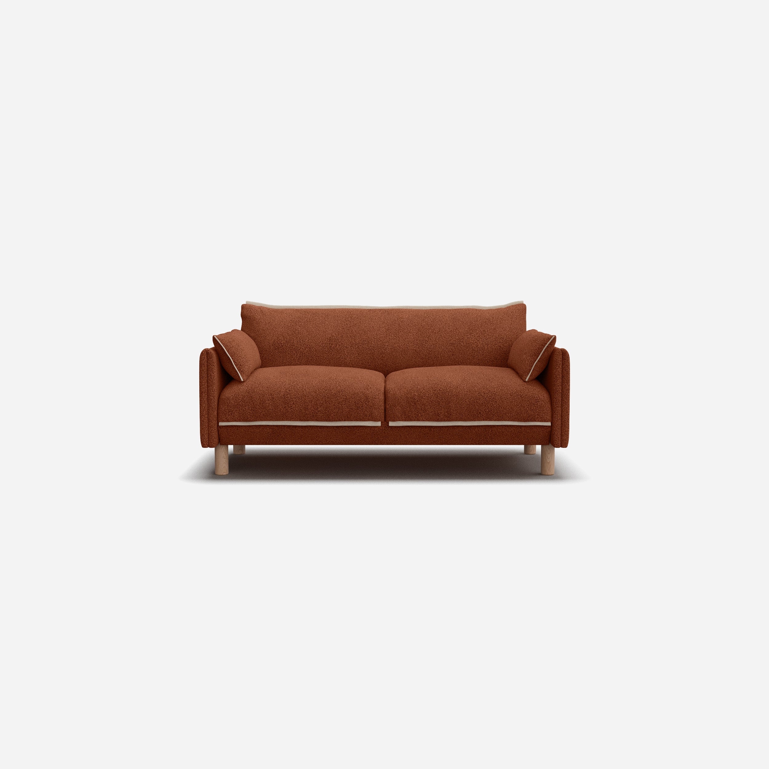 Cozy 2 Seater Sofa | Brick Boucle II