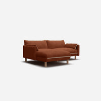 Cozy 3 Seater LH Chaise Sofa | Brick Boucle II