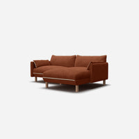 Cozy 3 Seater RH Chaise Sofa | Brick Boucle II