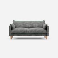 @ Salt & Pepper Textured Weave | Green Trim