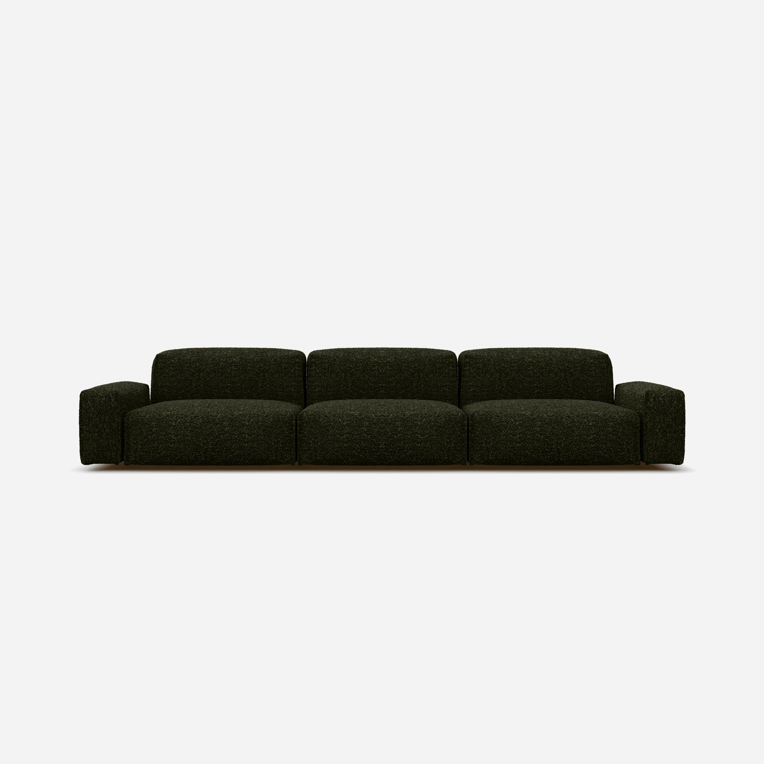 Float 5 Seater Sofa | Green Boucle II