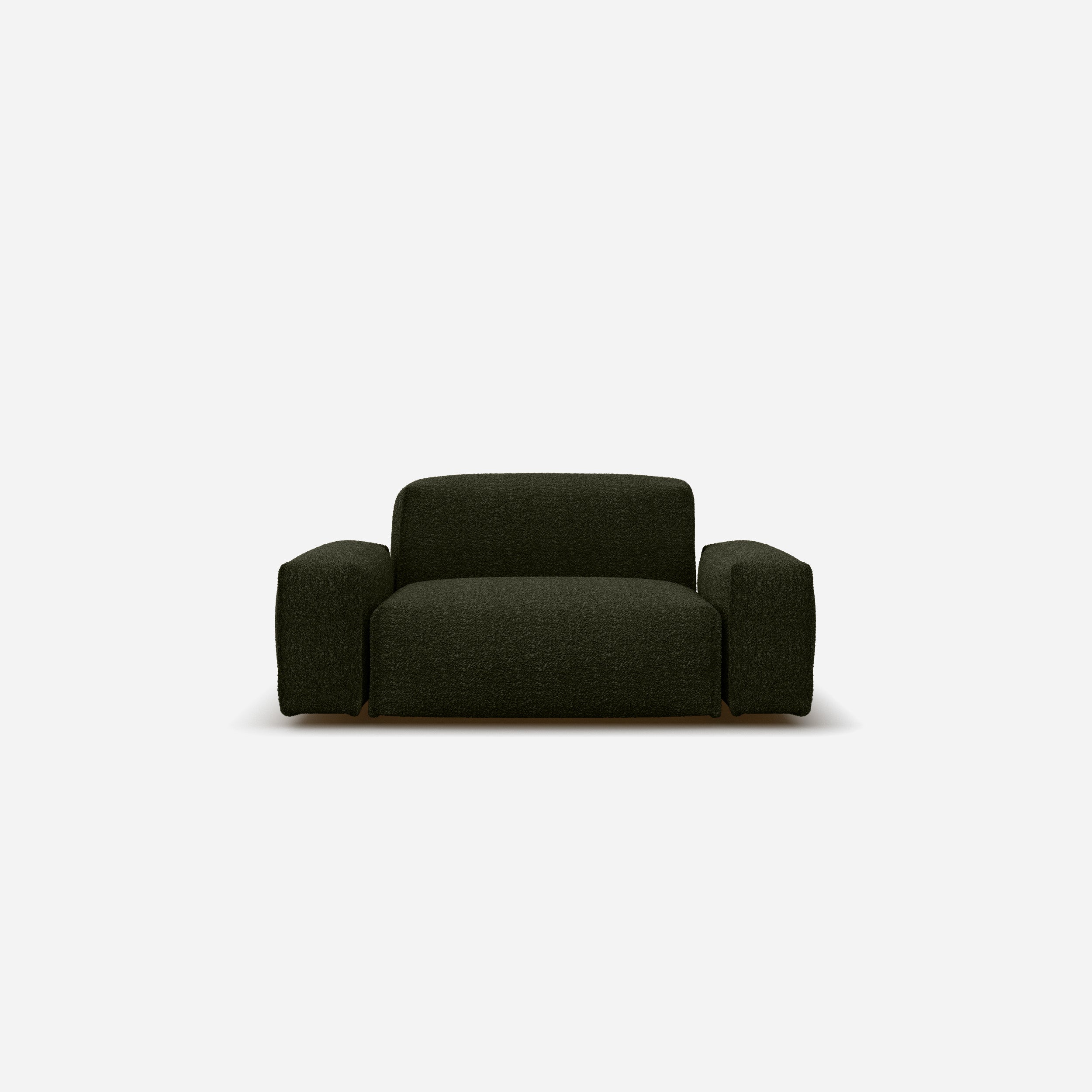Float 1.5 Seater Sofa | Green Boucle II