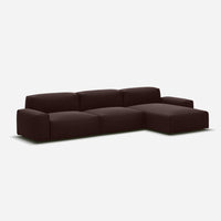 @ Dark Brown Velvet | Natural Trim