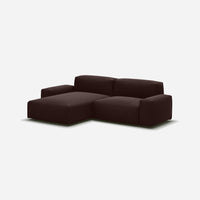@ Dark Brown Velvet | Natural Trim