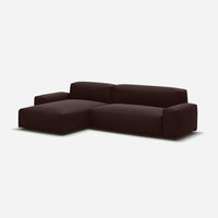 @ Dark Brown Velvet | Natural Trim