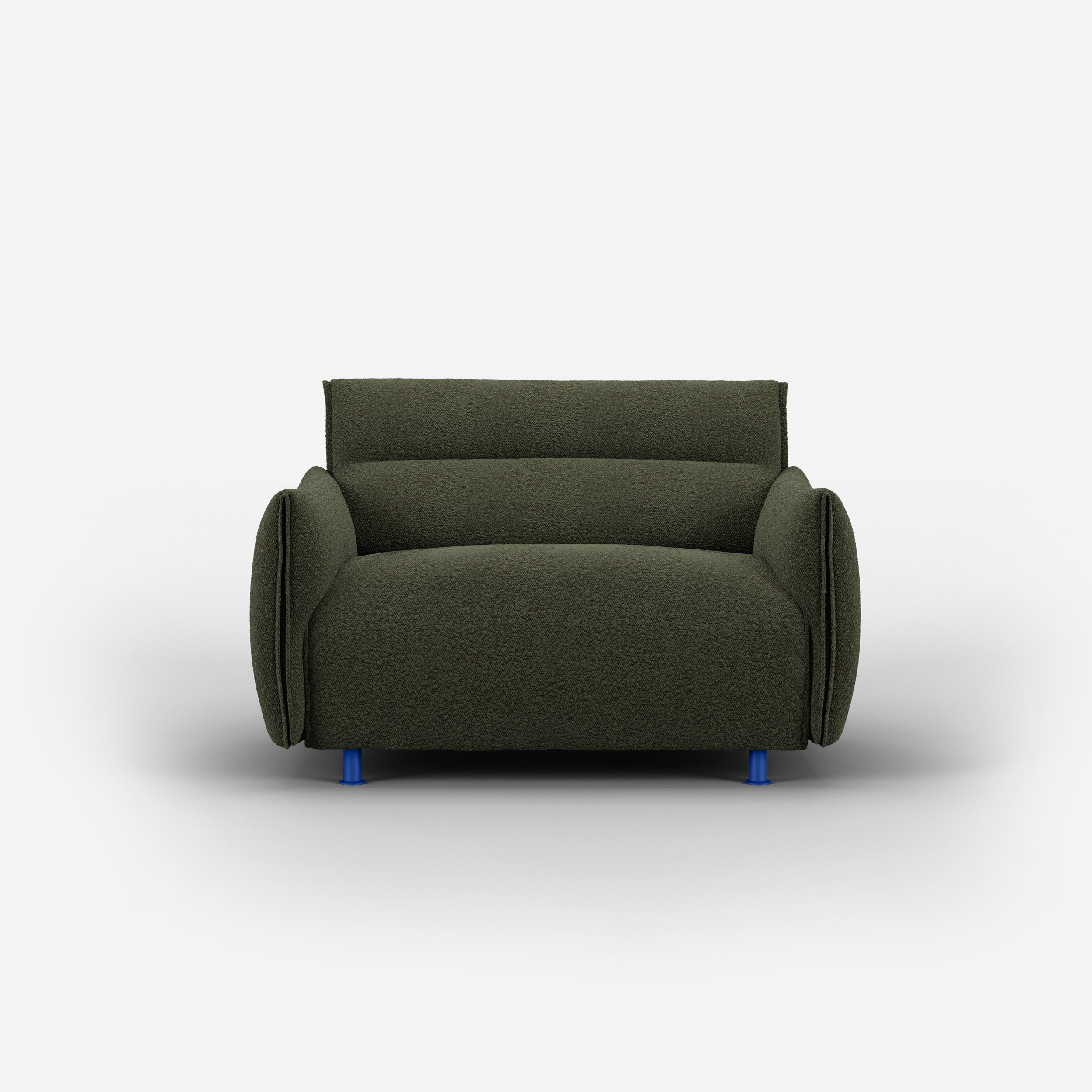 Hug 1.5 Seater Sofa (wide) | Green Boucle II