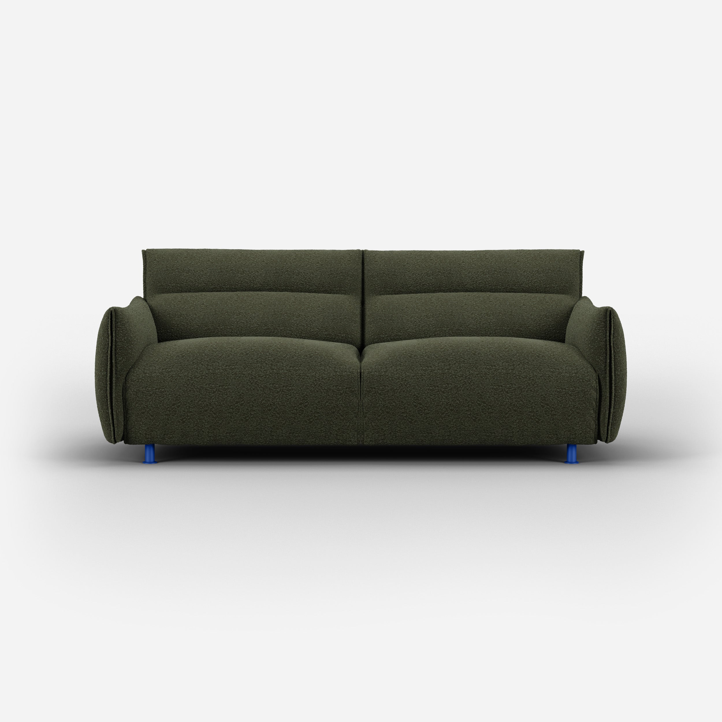 Hug 3 Seater Sofa (regular) | Green Boucle II