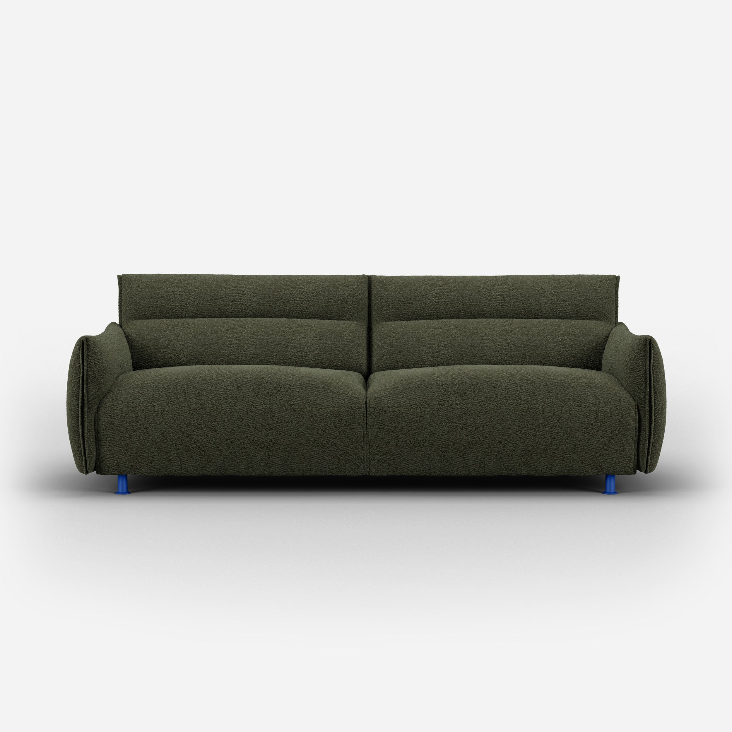 Hug 3 Seater Sofa (wide) | Green Boucle II