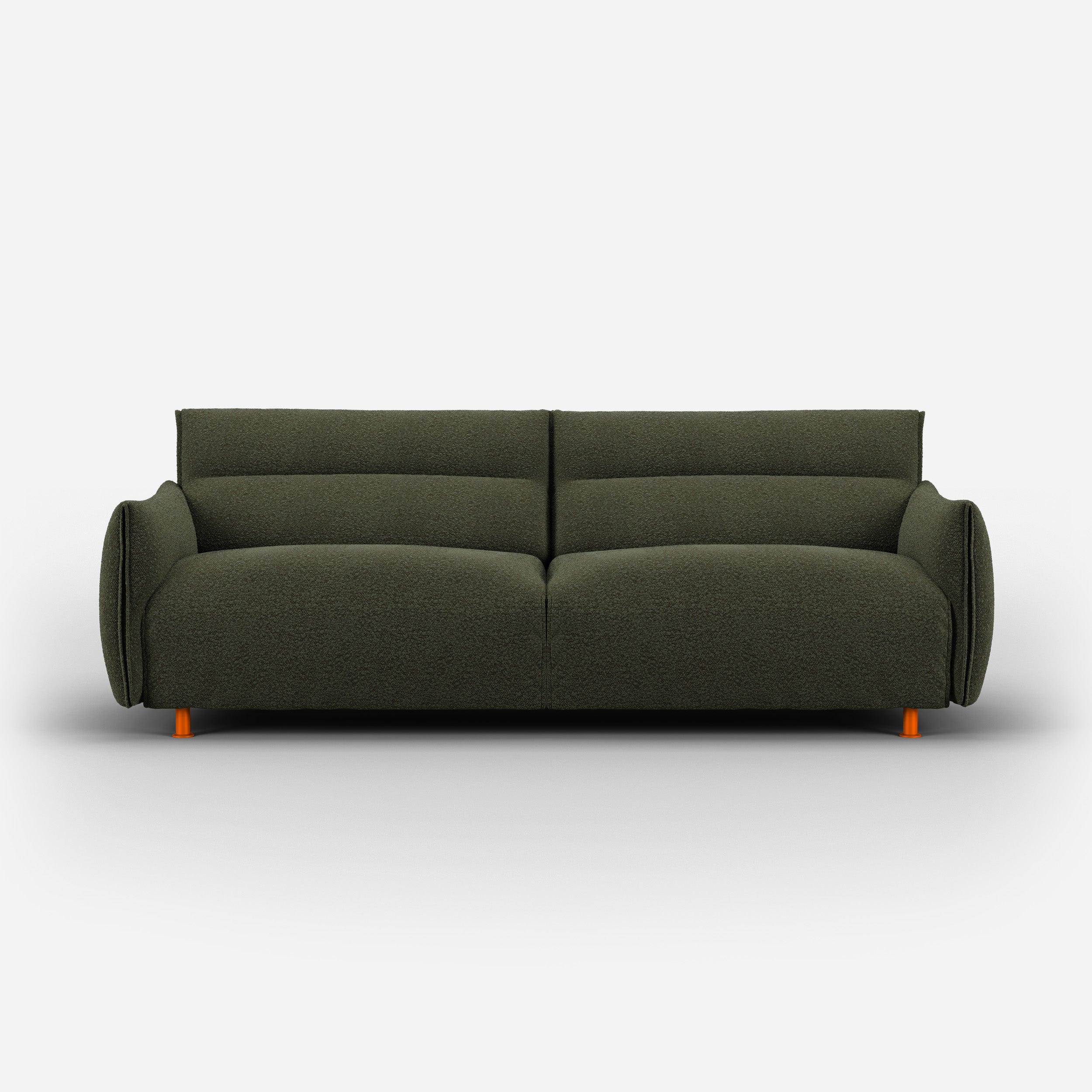 Hug 3 Seater Sofa (wide) | Green Boucle II