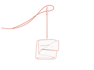 needle and fabric