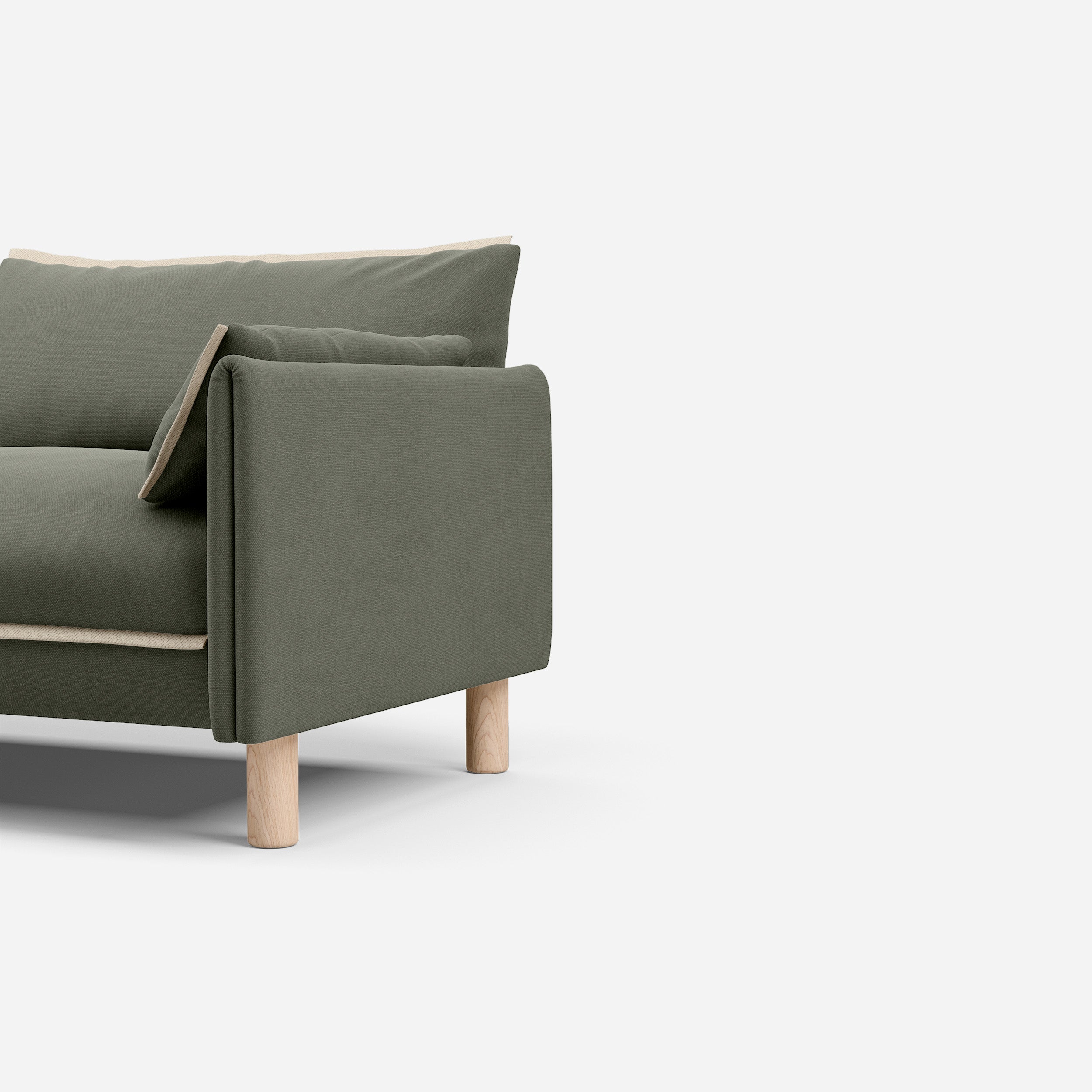 Cozy 2 Seater Sofa | Meadow Cotton