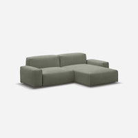 Float 3 Seater RH Chaise Sofa | Meadow Cotton
