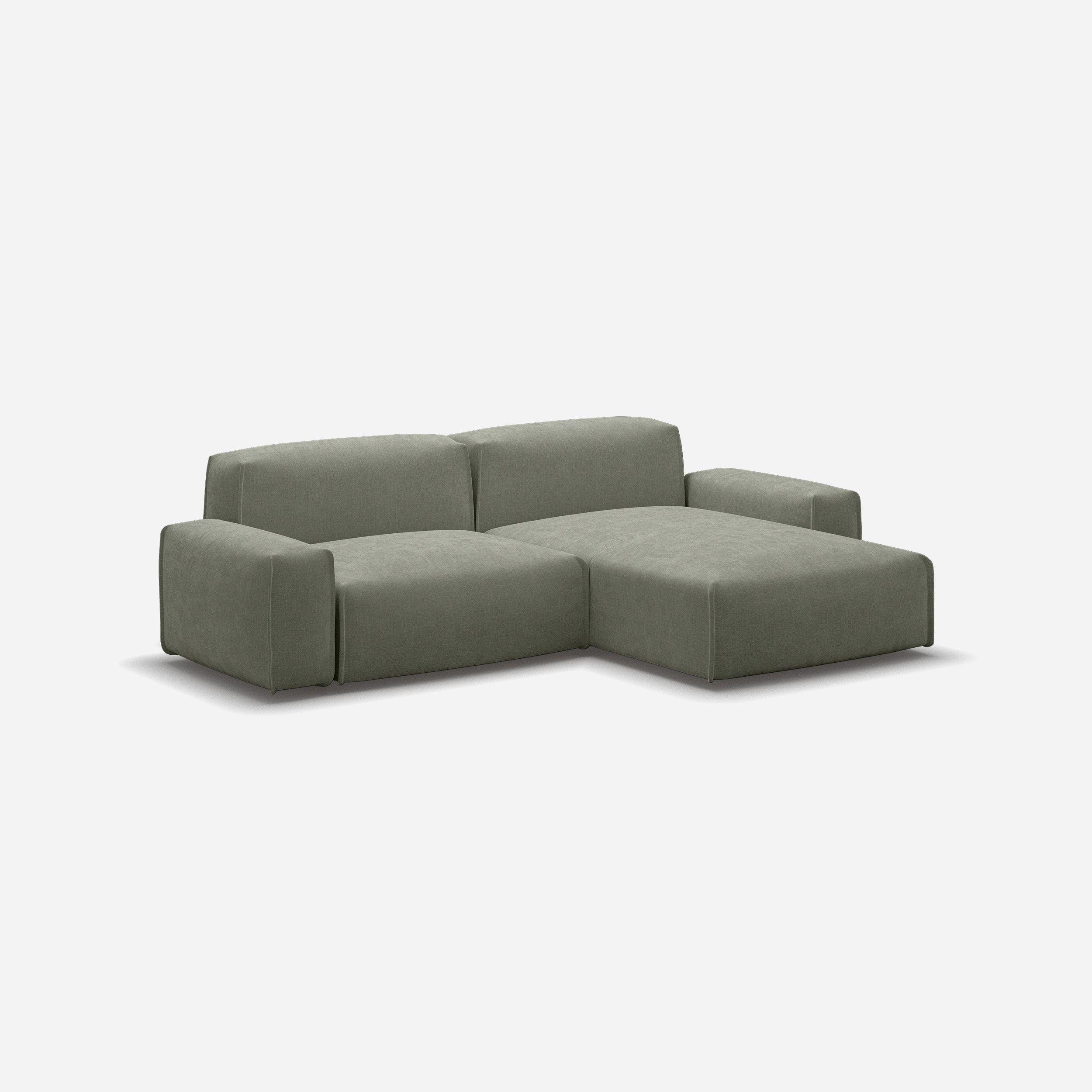 Float 3 Seater RH Chaise Sofa | Meadow Cotton