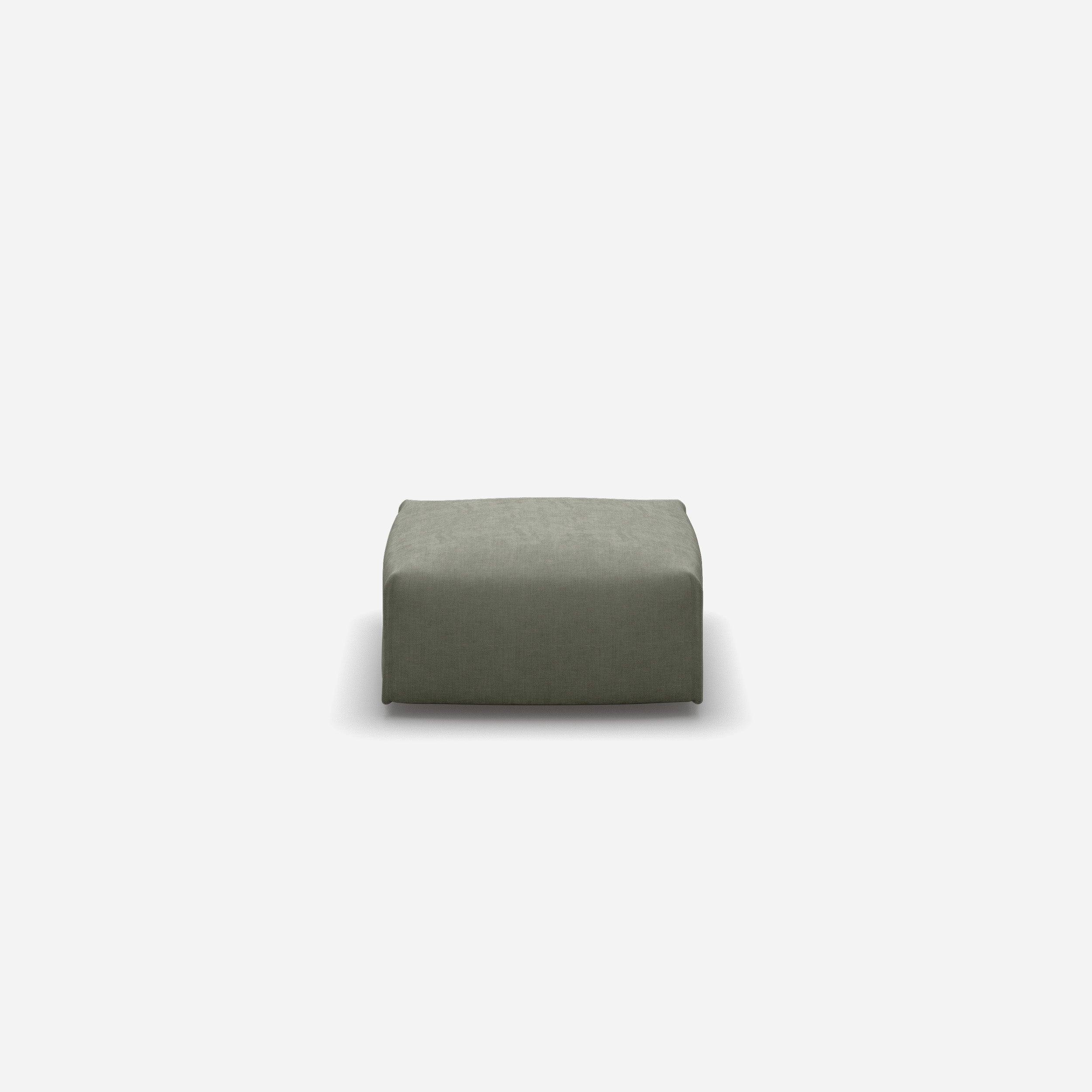 Float Square Ottoman | Meadow Cotton
