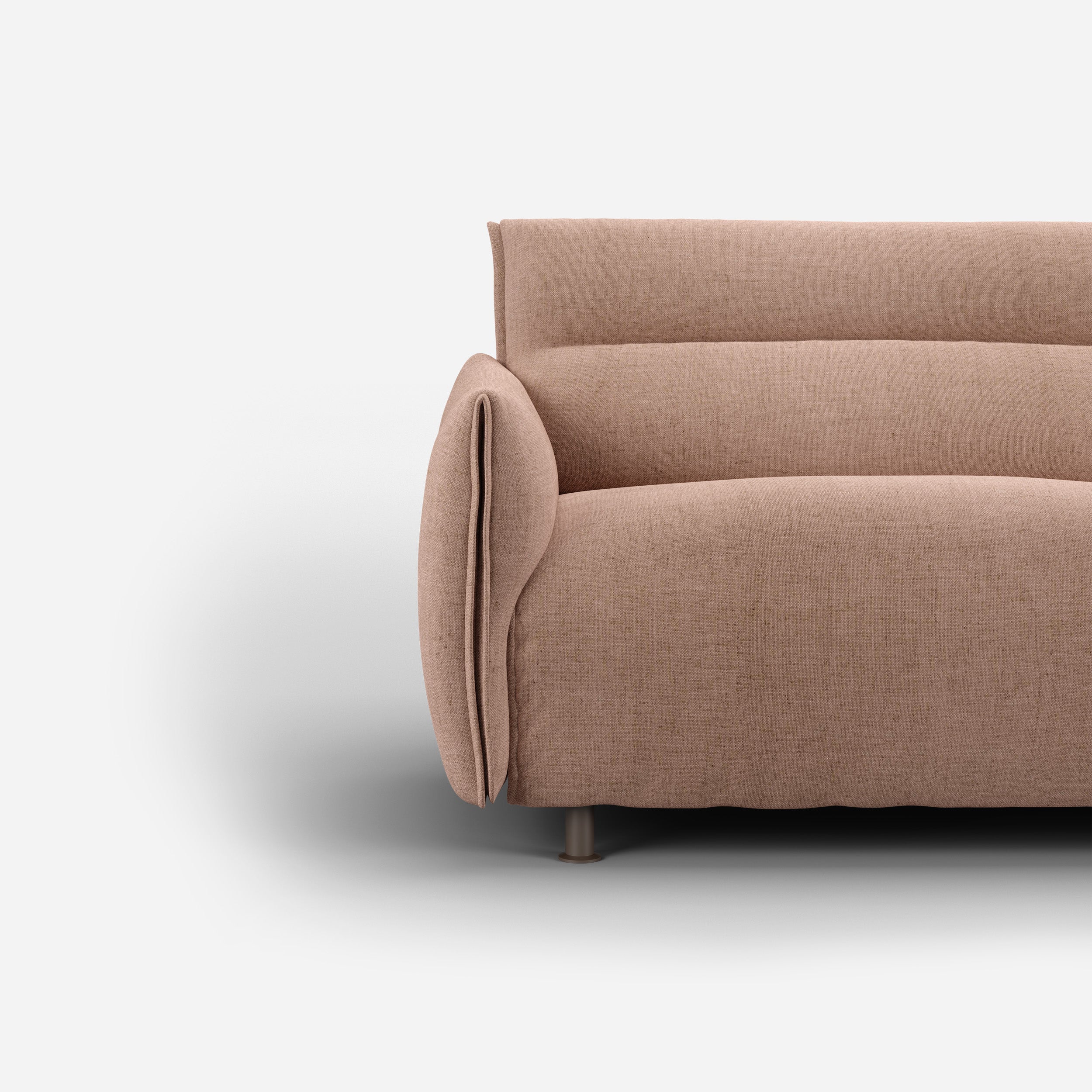 Hug 1.5 Seater Sofa (wide) | Mocha Chenille Weave