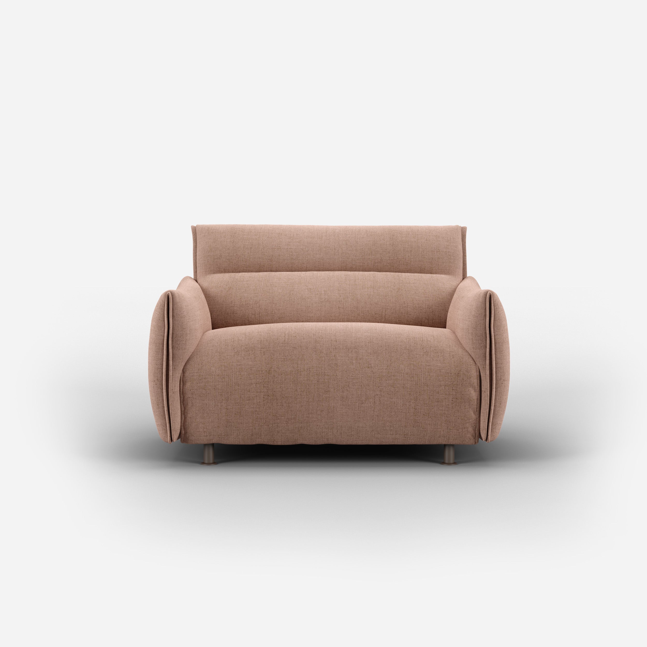 Hug 1.5 Seater Sofa (wide) | Mocha Chenille Weave