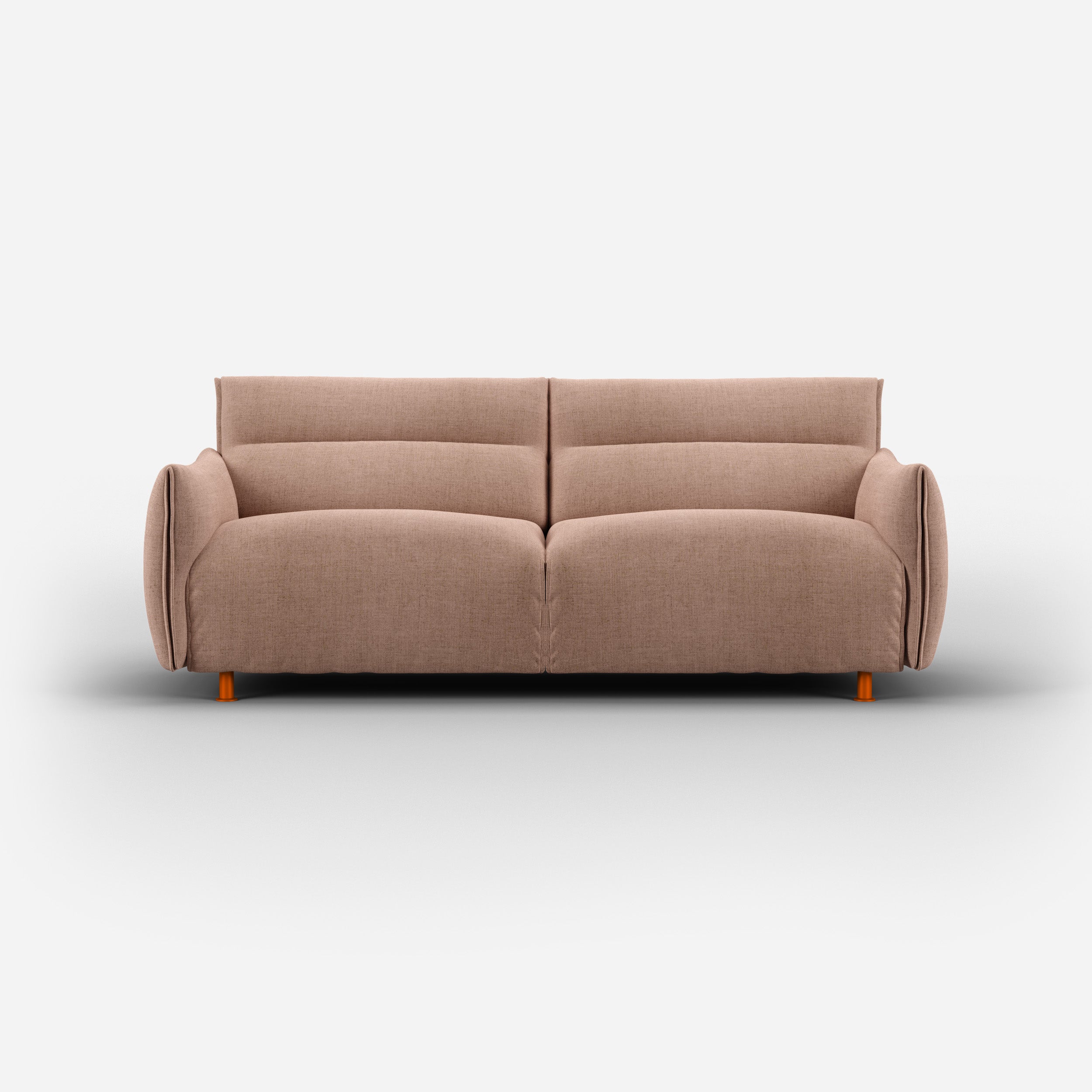 Hug 3 Seater Sofa (regular) | Mocha Chenille Weave