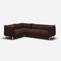 @ Dark Brown Velvet | Natural Trim