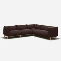 @ Dark Brown Velvet | Natural Trim