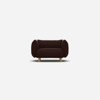 @ Dark Brown Velvet | Natural Trim