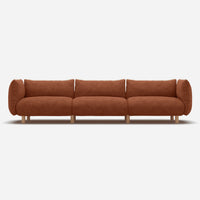 Pillow 5 Seater Sofa | Brick Boucle II