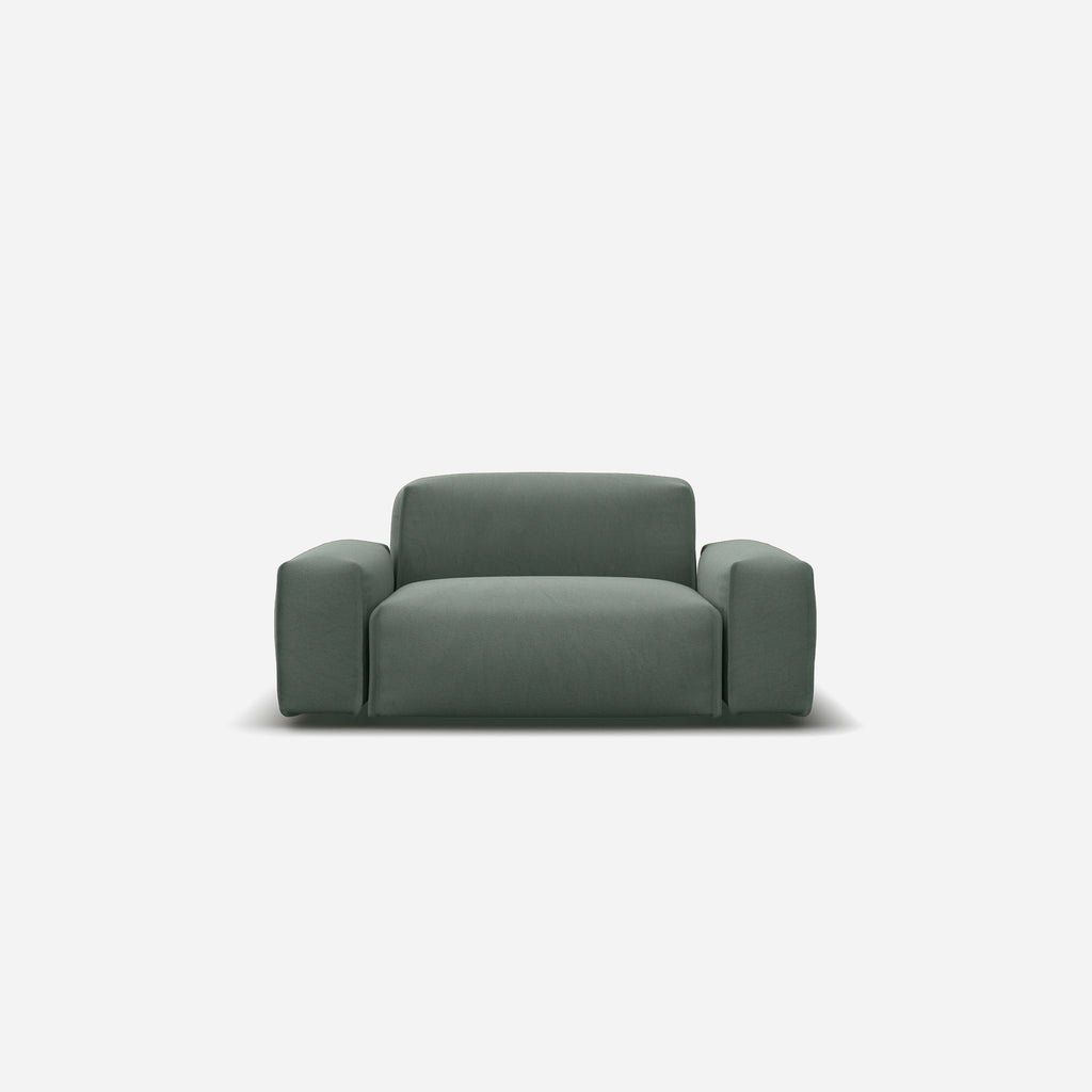 Float 1.5 Seater Sofa Sage Cotton Trim