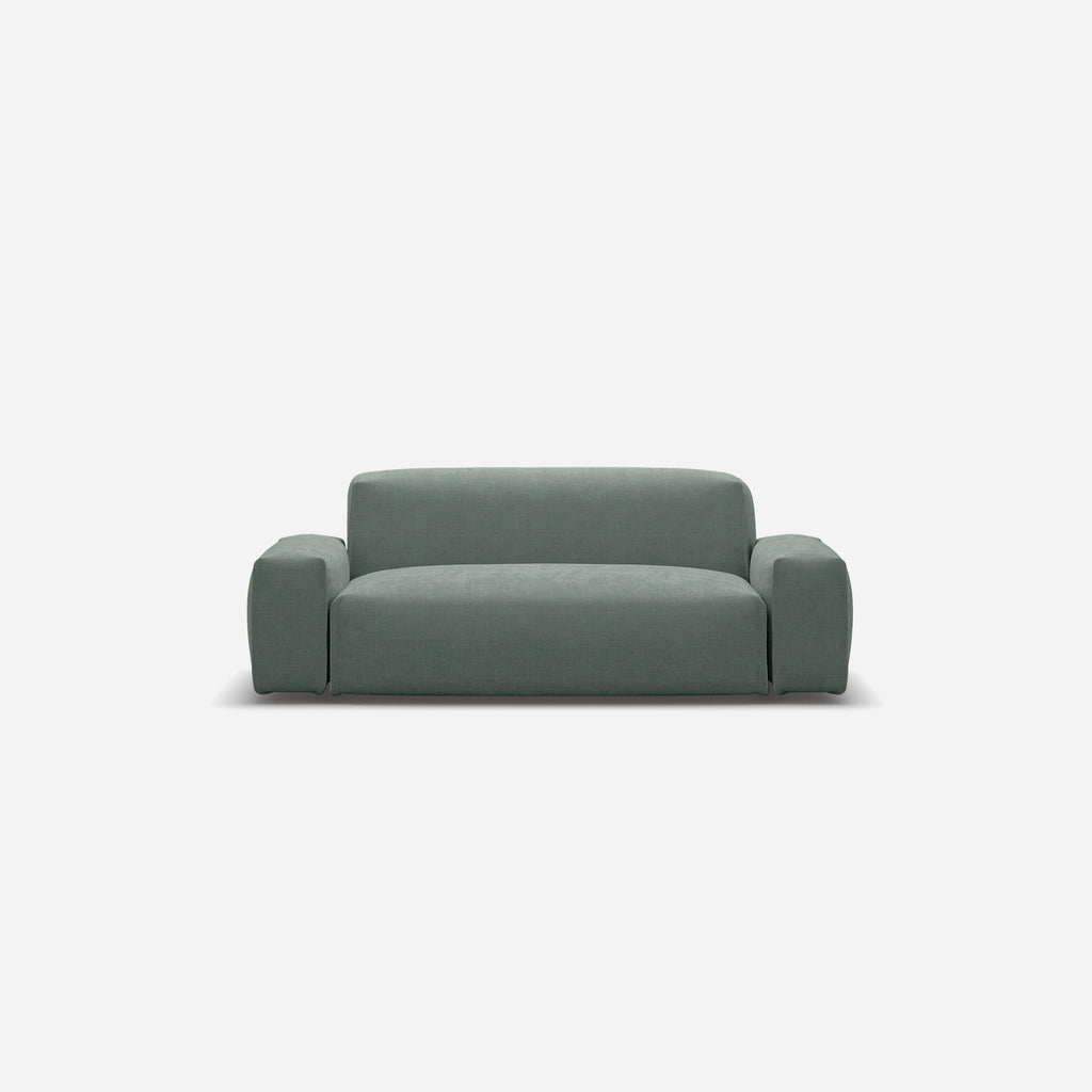 Float 2 Seater Sofa Sage Cotton Trim