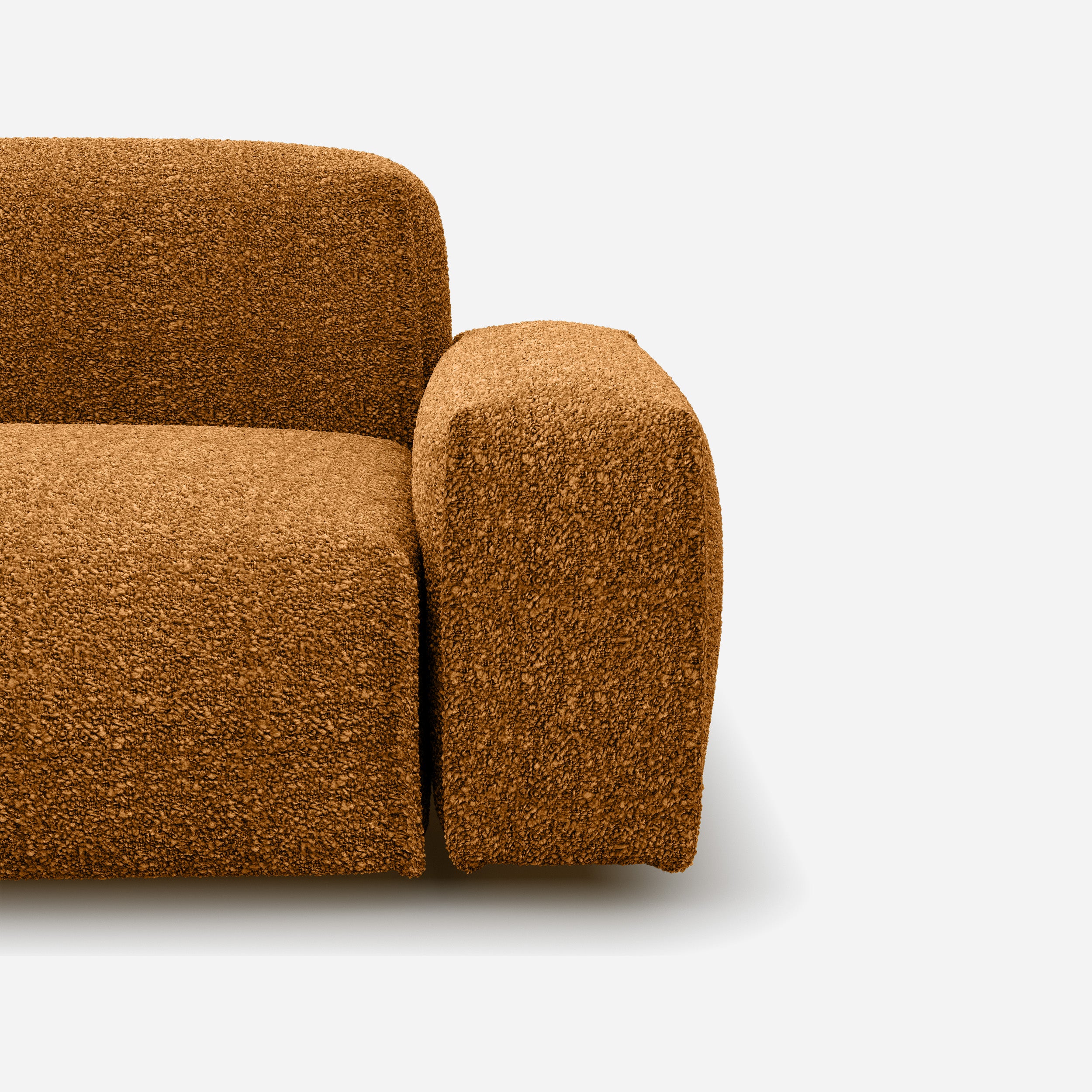 Float 3 Seater Sofa | Mustard Boucle II