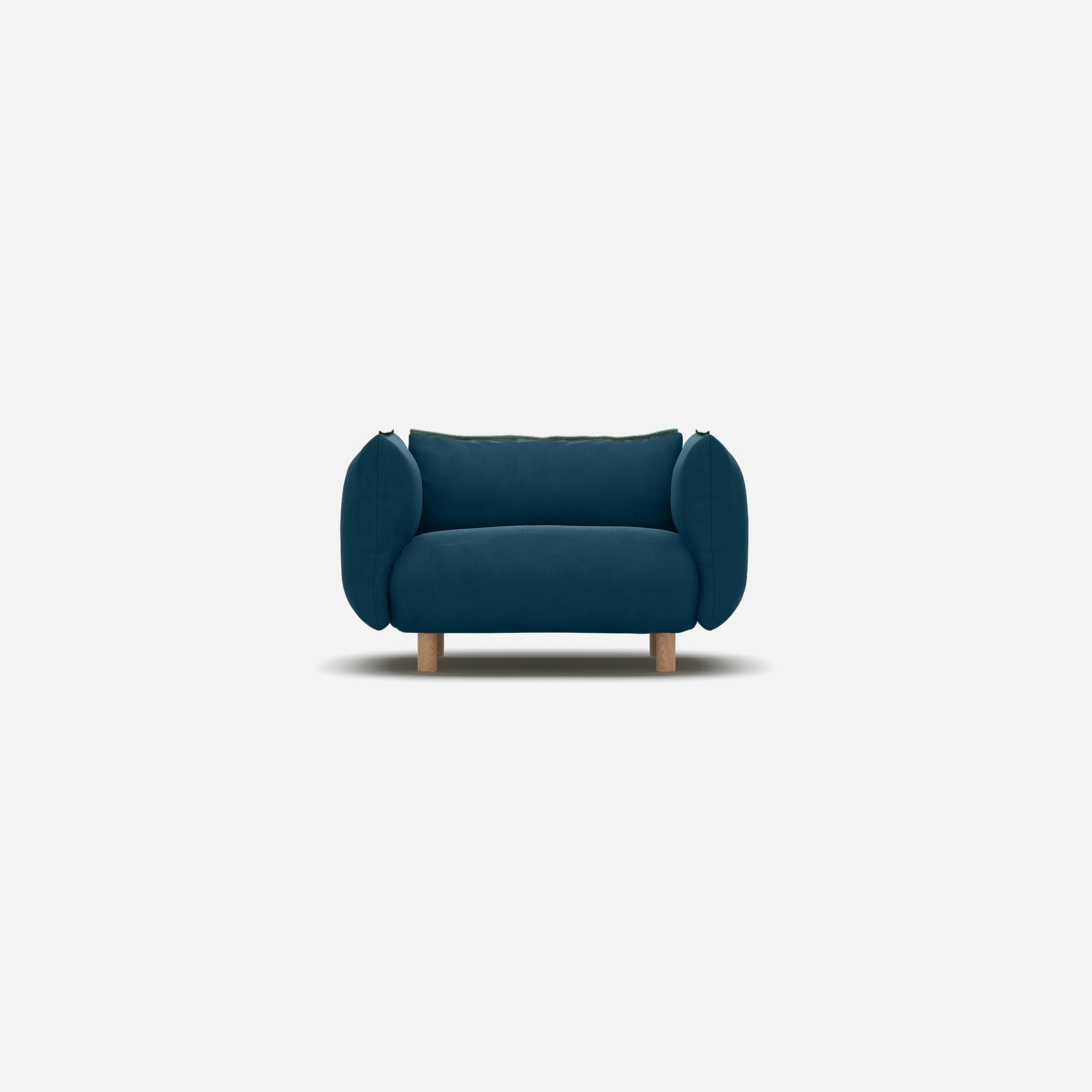 @ Teal Velvet | Natural Trim