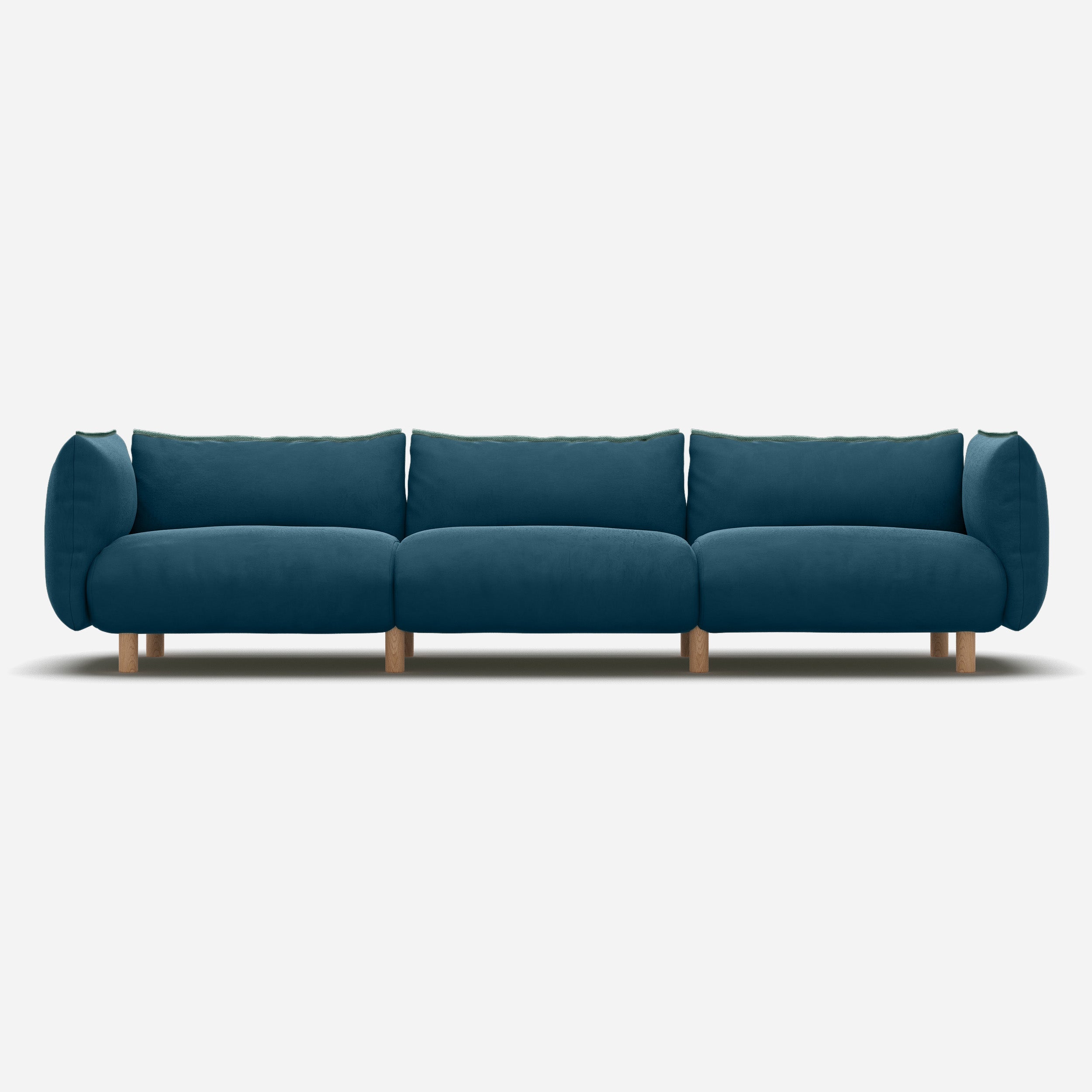 @ Teal Velvet | Natural Trim