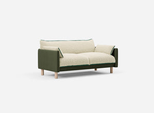 2 Seater Sofa | Velvet Dark Green