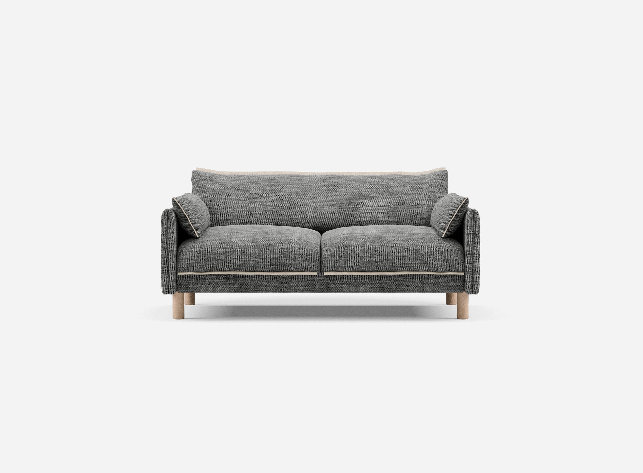 2 Seater Sofa | Salt & Pepper Textured Weave