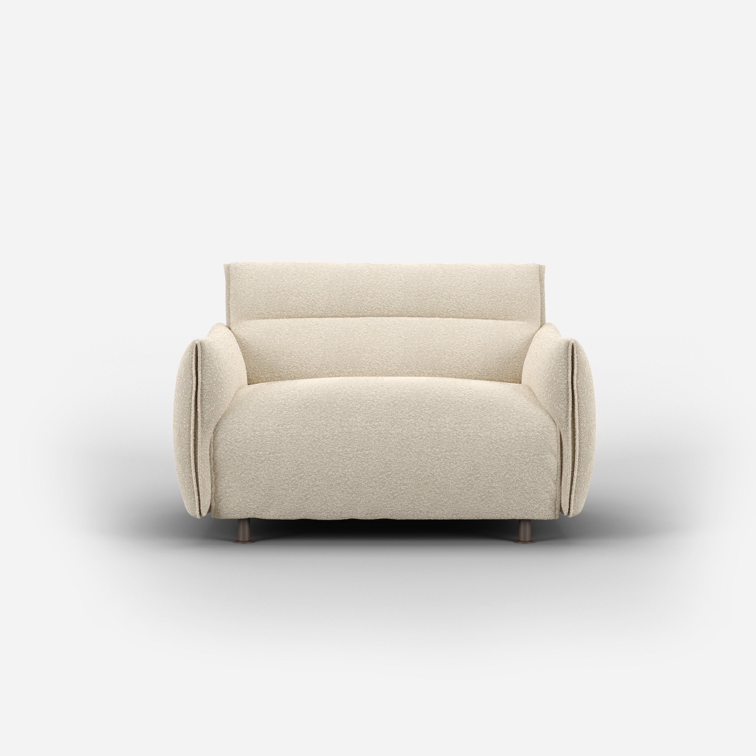 Hug 1.5 Seater Sofa (wide) | Ecru Boucle
