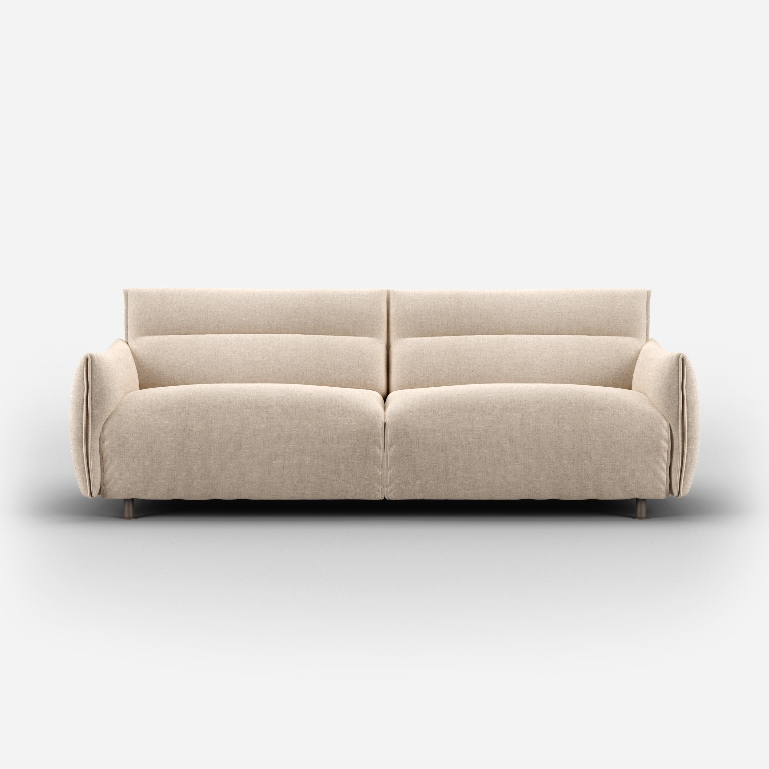 Hug 3 Seater Sofa (wide) | Cream Textured Weave
