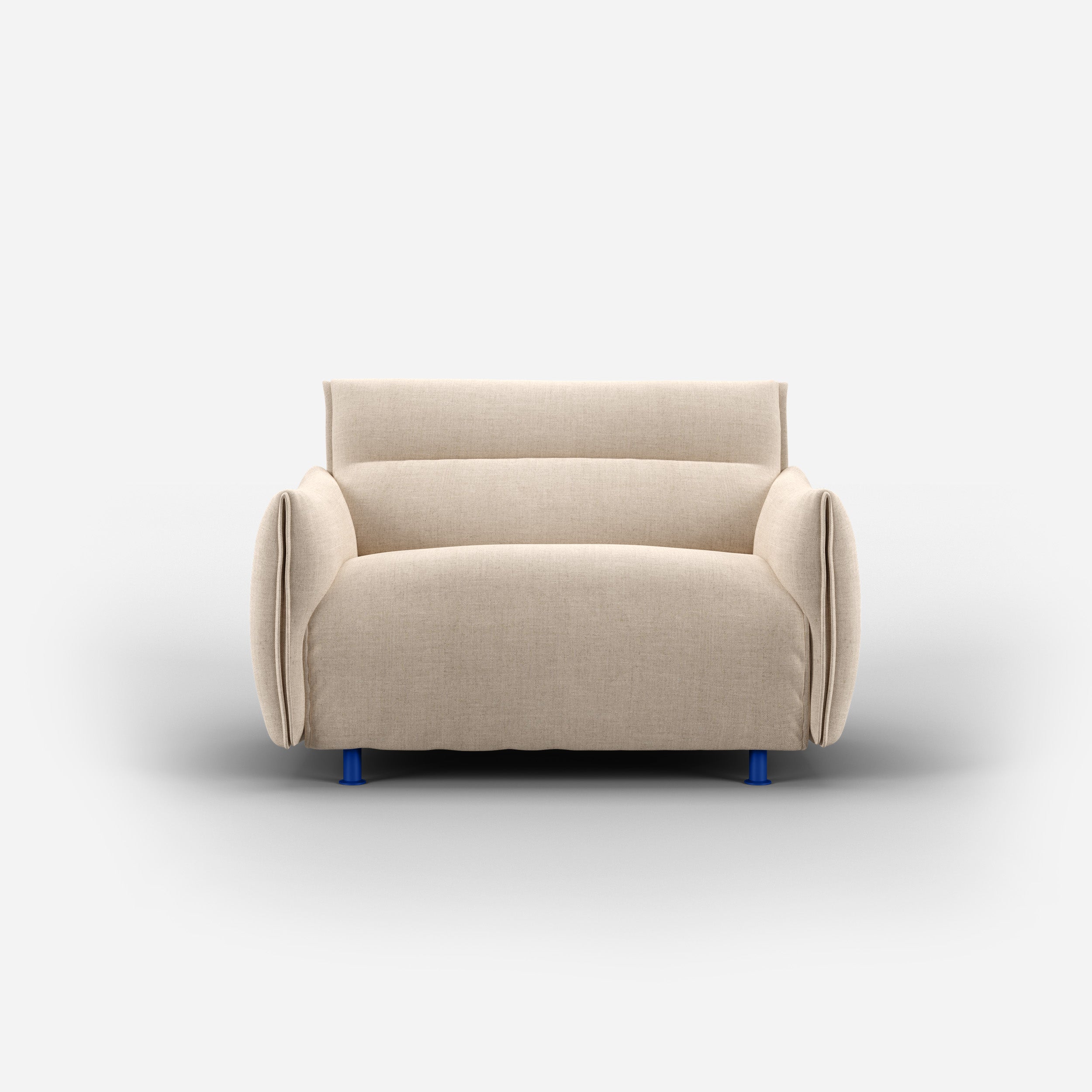 Hug 1.5 Seater Sofa (wide) | Cream Textured Weave