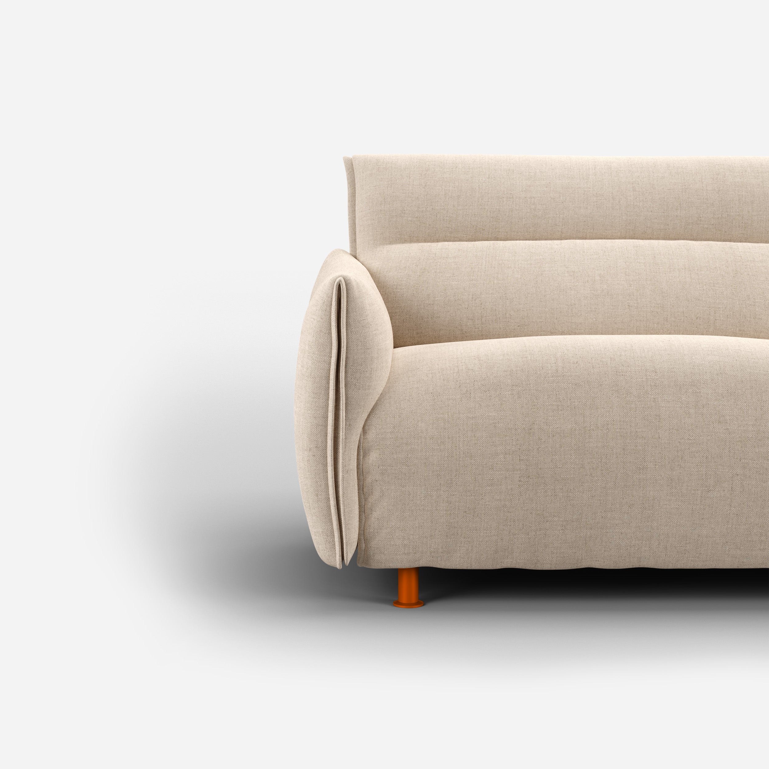 Hug Armchair (regular) | Cream Textured Weave