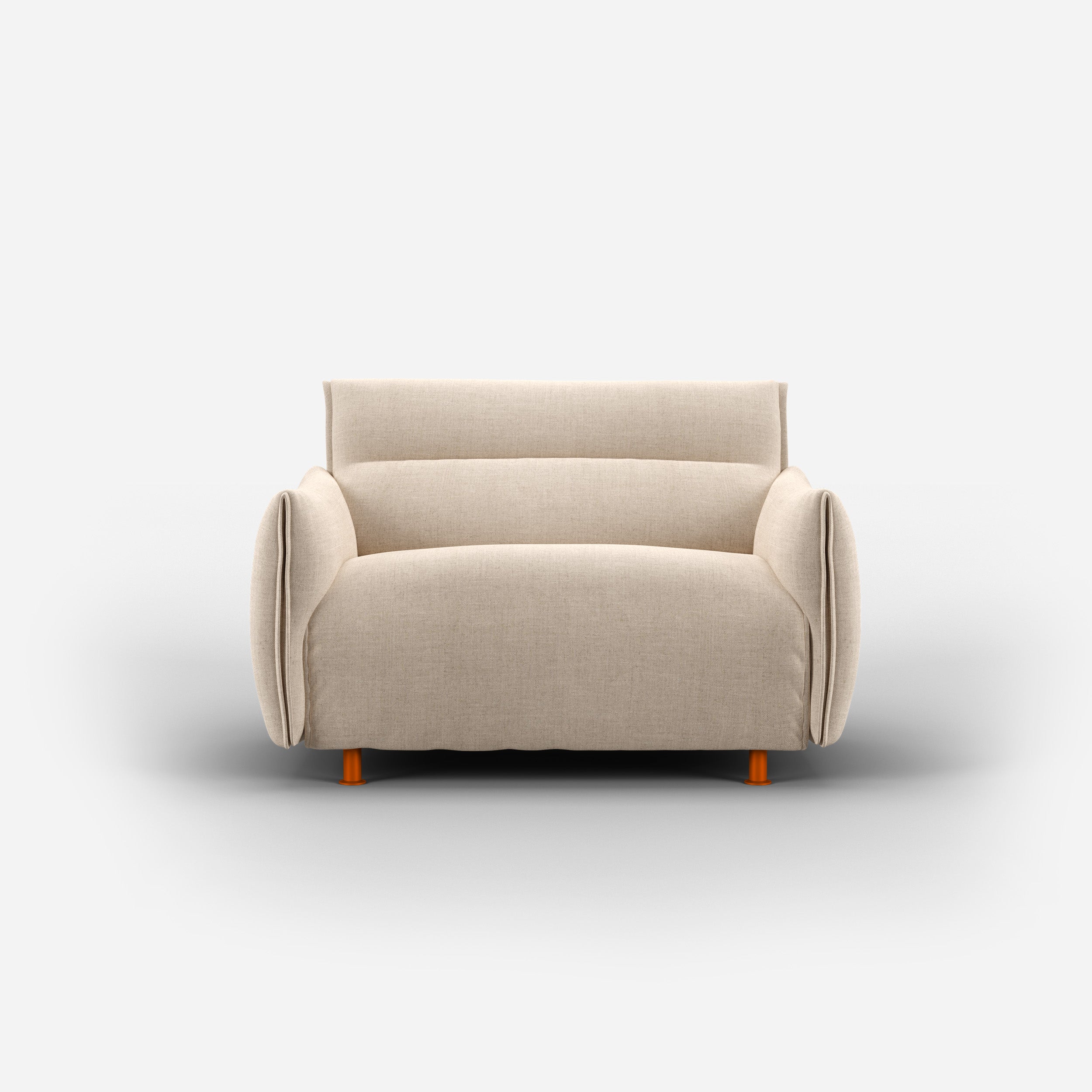 Hug 1.5 Seater Sofa (wide) | Cream Textured Weave