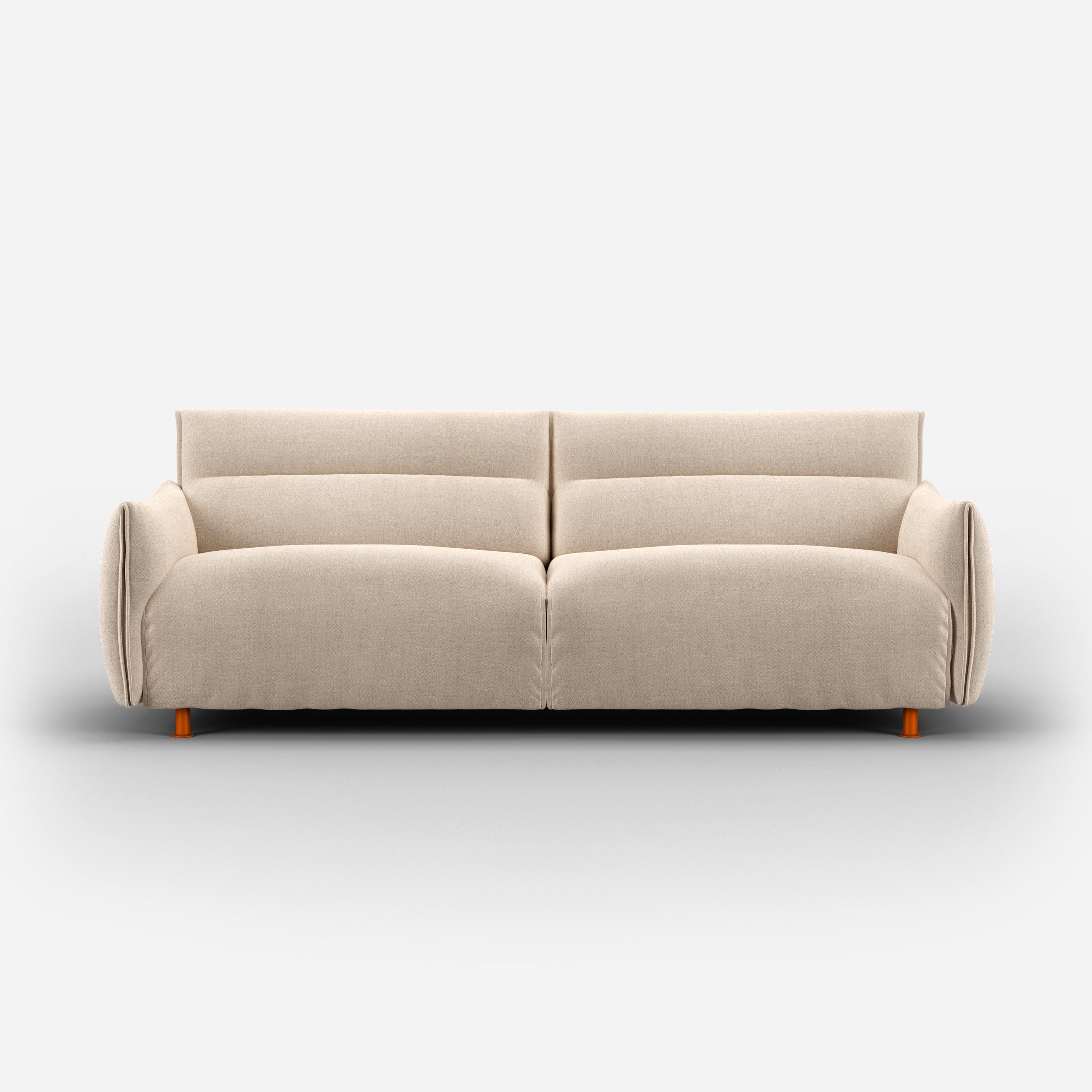 Hug 3 Seater Sofa (wide) | Cream Textured Weave