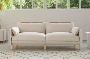 3 Seater Sofa | Cotton Natural - Cozmo