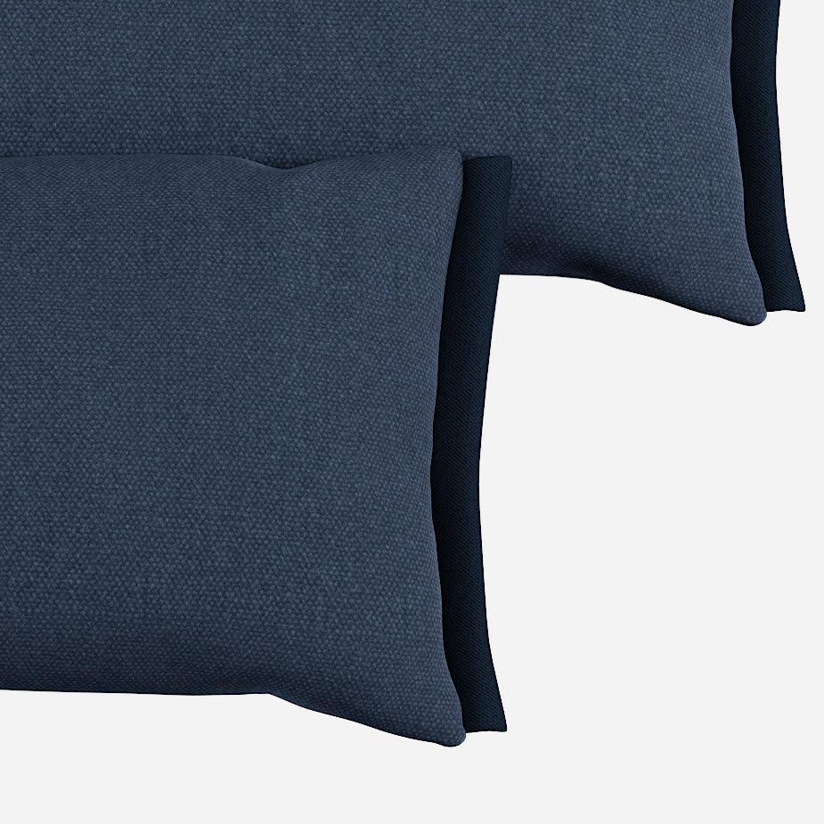 Side Cushions | Cotton Navy  - Cozmo