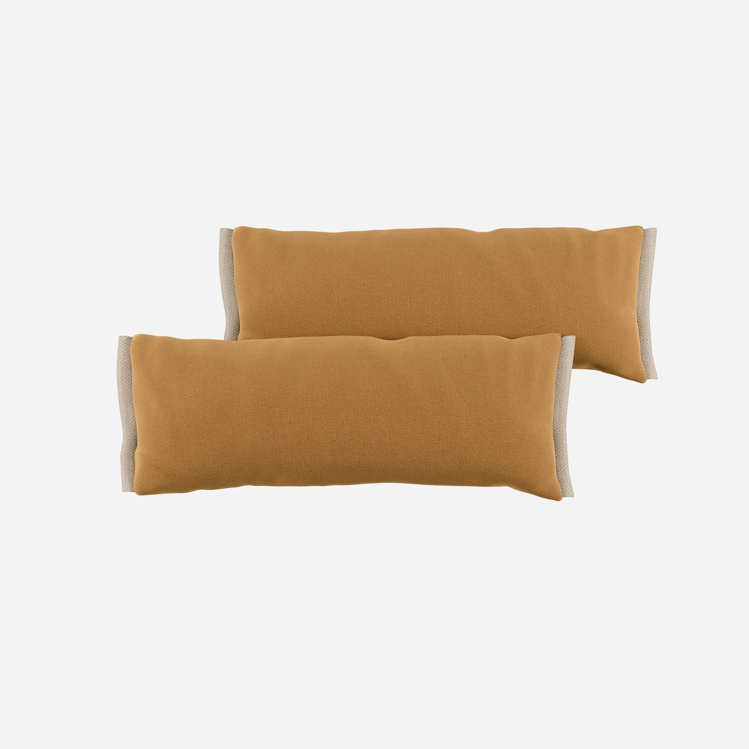 Side Cushions | Cotton Ochre - Cozmo