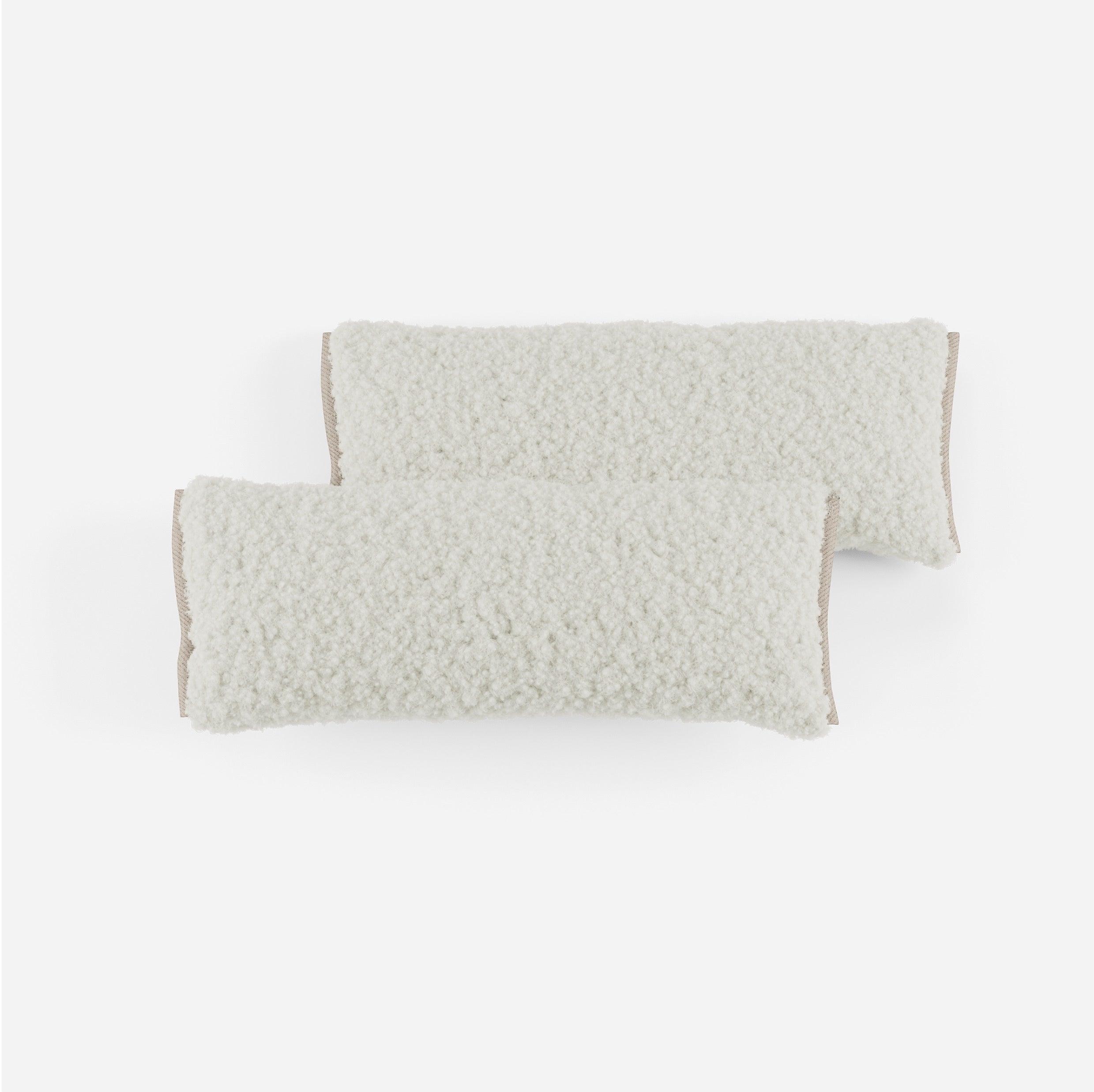 Side Cushions | Fleece White - Cozmo